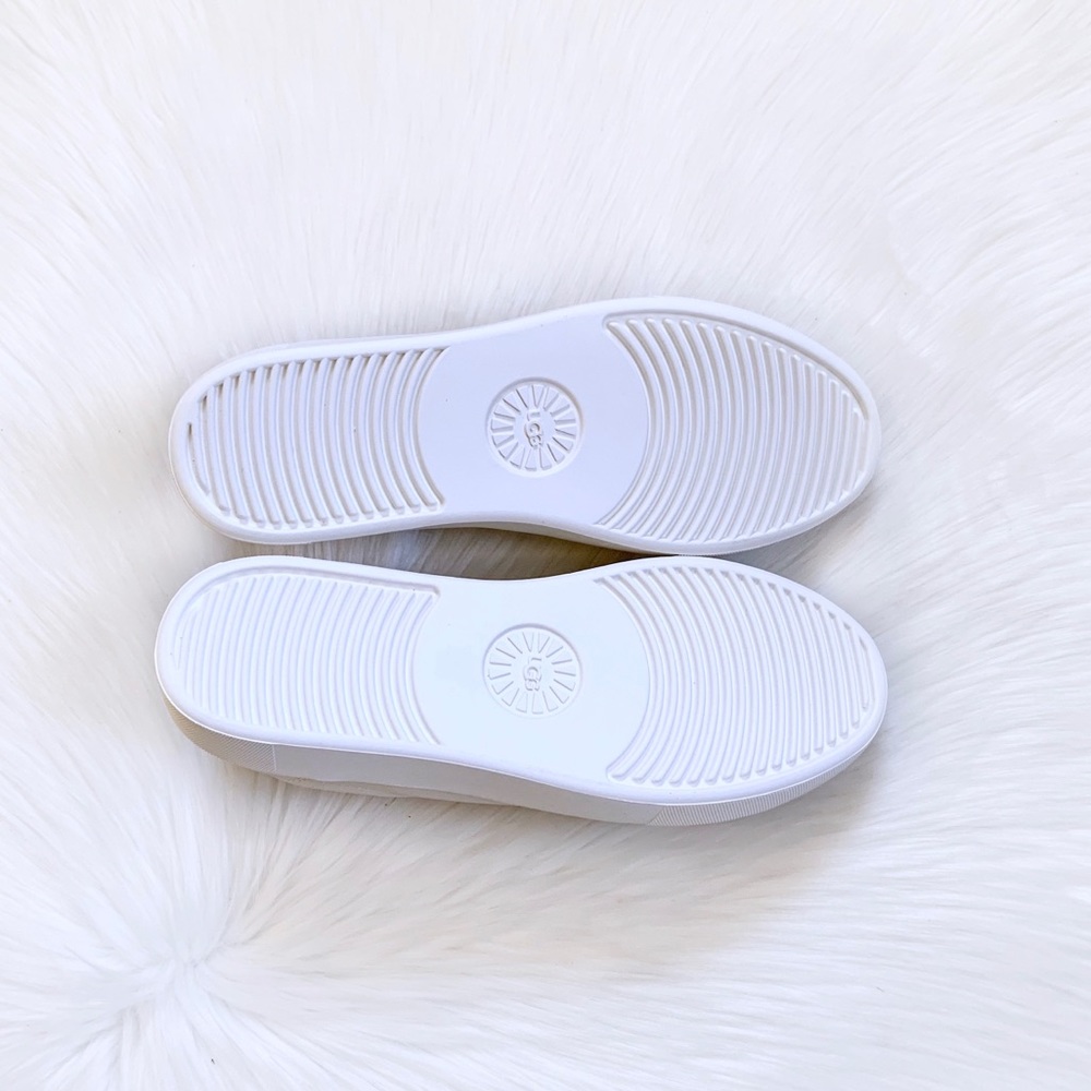 UGG Zilo White Leather Sneakers - Picture 6 of 7